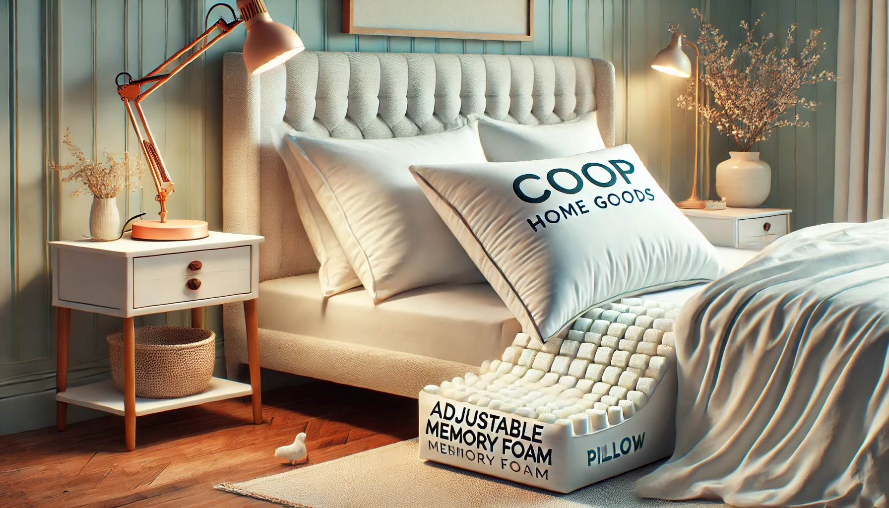 Enjoy a comfortable night's sleep with coop pillow, the best pillow for all sleep positions.