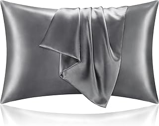 BEDELITE Satin Pillowcase for Hair and Skin, Super Soft and Cooling Similar to Silk Pillow Cases 2 Pack with Envelope Closure, Gift for Women Men(20
