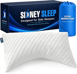 Sidney Sleep Adjustable Curved Pillow