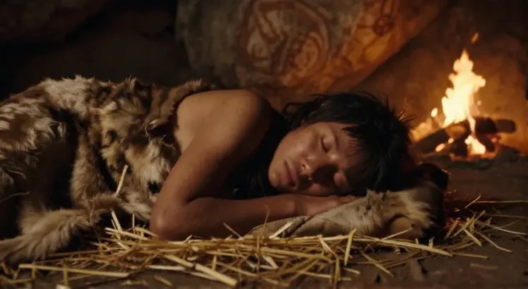 how did humans sleep without pillows