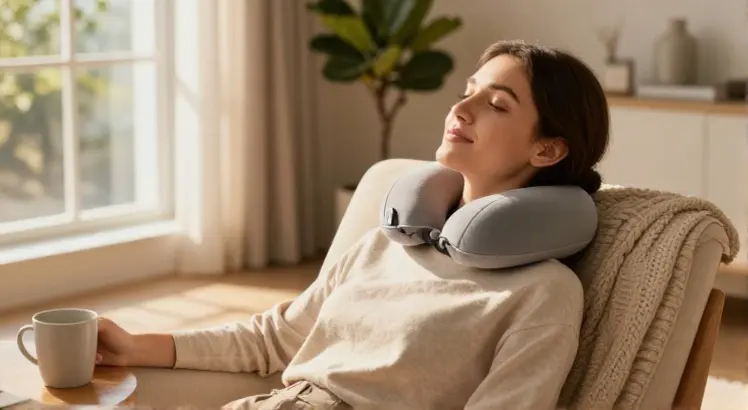 How to Wear a Neck Pillow Correctly