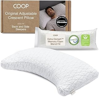 Coop Home Goods Original Crescent Adjustable Pillow