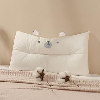 Choc chick Toddler Pillow,20X14inches Machine Washable Soft Hypoallergenic Kids Pillow (Bear)