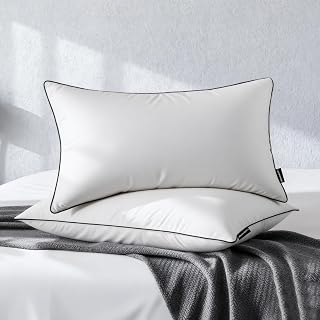 Feather Down Pillow Standard Size Set of 2 Pack