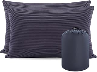 MOON LENCE Camping Pillows 2 Pack Compressible