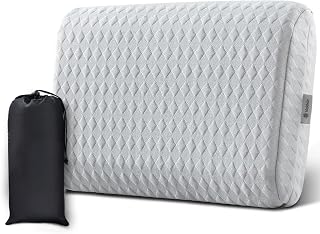 Vekkia Travel Pillow with Memory Foam Portable Compressible