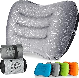 Crisonky Camping Pillow Inflatable Lumbar Support