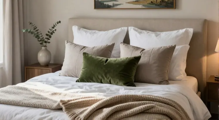 what size decorative pillows for king bed