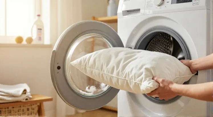 how to wash a body pillow in the washer